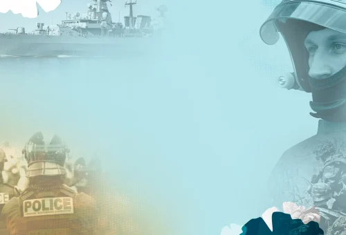 Illustration représentant le personnel de secours pris en charge par l'association APTE.