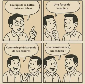 Association APTE, BD sur la résilience suite au jeu concours