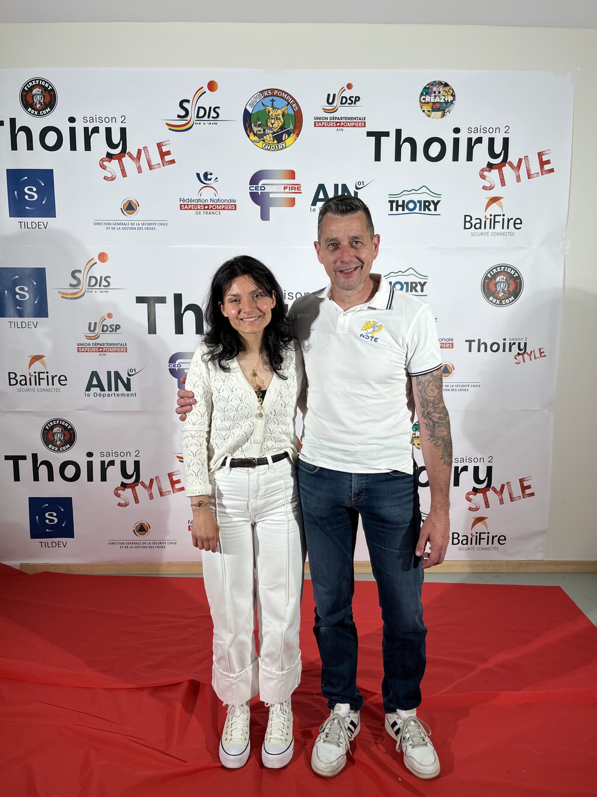 Association APTE, avant première de la série des pompiers de Thoiry