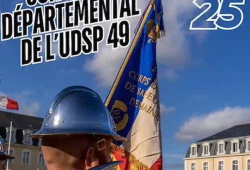 Association APTE, affiche du Congrès Départemental du SDIS 49 2025