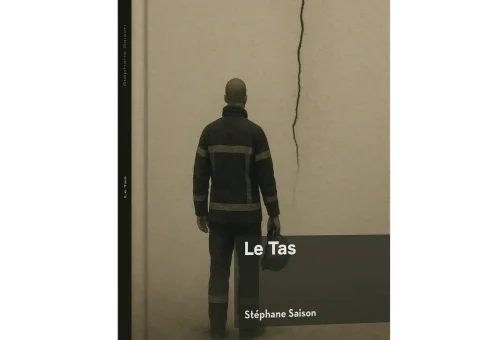 Couverture de l'ouvrage intitulé "Le Tas" : récit poignant de Stéphane Saison, président de l'association APTE.